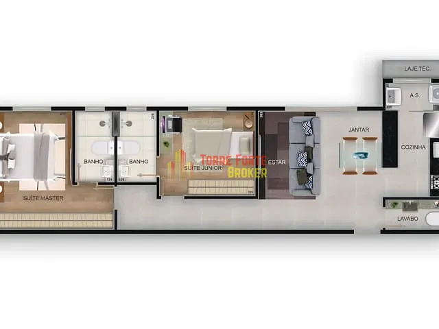 Apartamento com 64m² 2 quartos e 2 banheiros, à venda, no bairro Buritis em Belo Horizonte