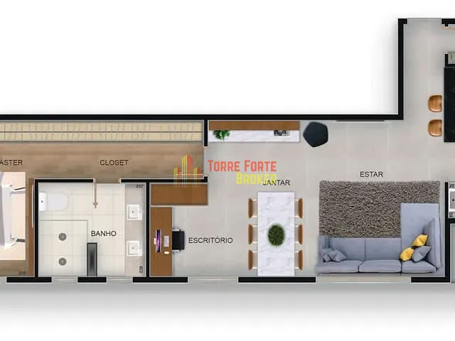 Apartamento com 64m² 2 quartos e 2 banheiros, à venda, no bairro Buritis em Belo Horizonte
