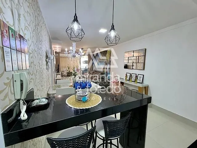 Apartamento com 103m² 2 quartos e 2 banheiros, à venda, no bairro Prainha de Muquiçaba em Guarapari