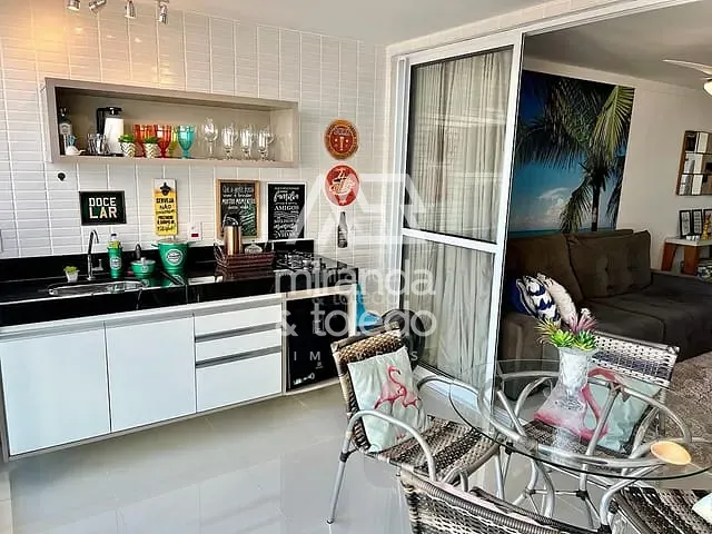 Apartamento com 103m² 2 quartos e 2 banheiros, à venda, no bairro Prainha de Muquiçaba em Guarapari