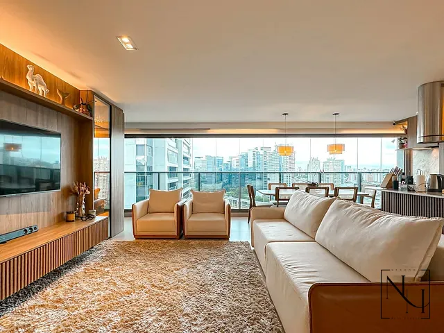 Apartamento com 142m² 3 quartos e 5 banheiros, à venda, no bairro Jardim Fonte do Morumbi em São Paulo