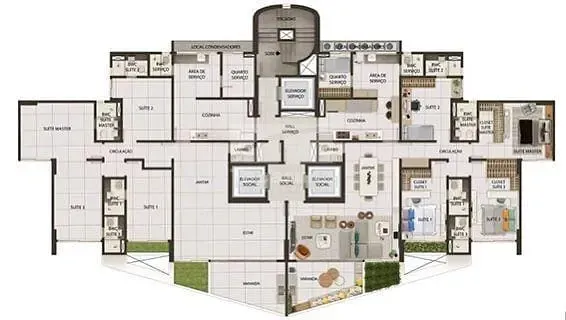 Apartamento, 4 quartos, 180 m² - Foto 29