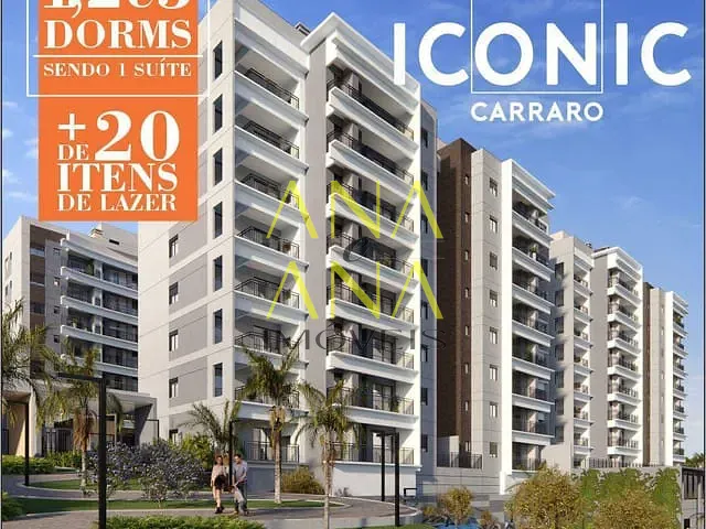 Apartamento 1 quarto e 2 banheiros, à venda, no bairro Condomínio Residencial e Comercial Fazenda Santa Petronilla em Bragança Paulista