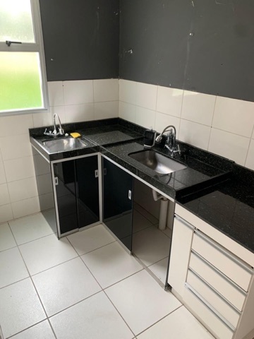 Apartamento com 47m² 1 quarto e 1 banheiro, para alugar, no bairro Chácaras Santa Inês (São Benedito) em Santa Luzia