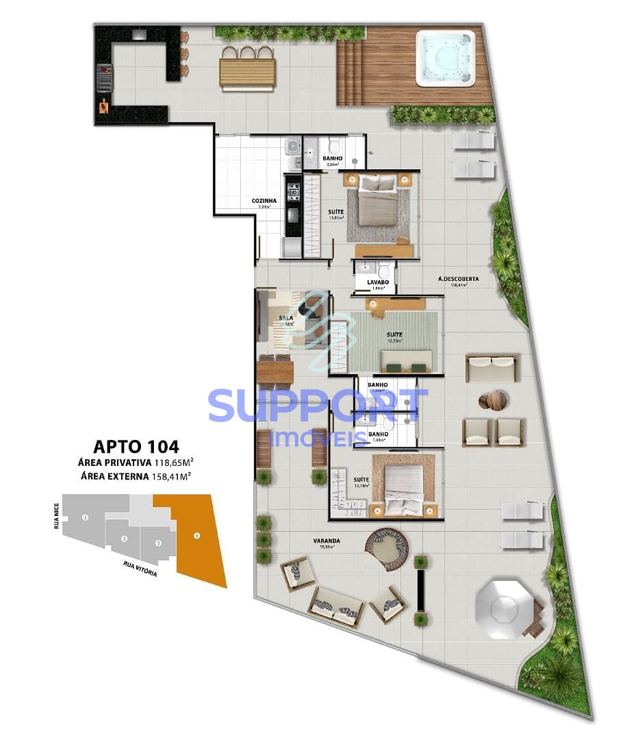 Apartamento, 1 quarto, 108 m² - Foto 23