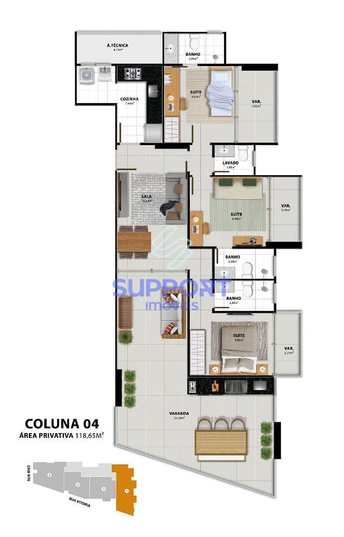 Apartamento, 1 quarto, 108 m² - Foto 27