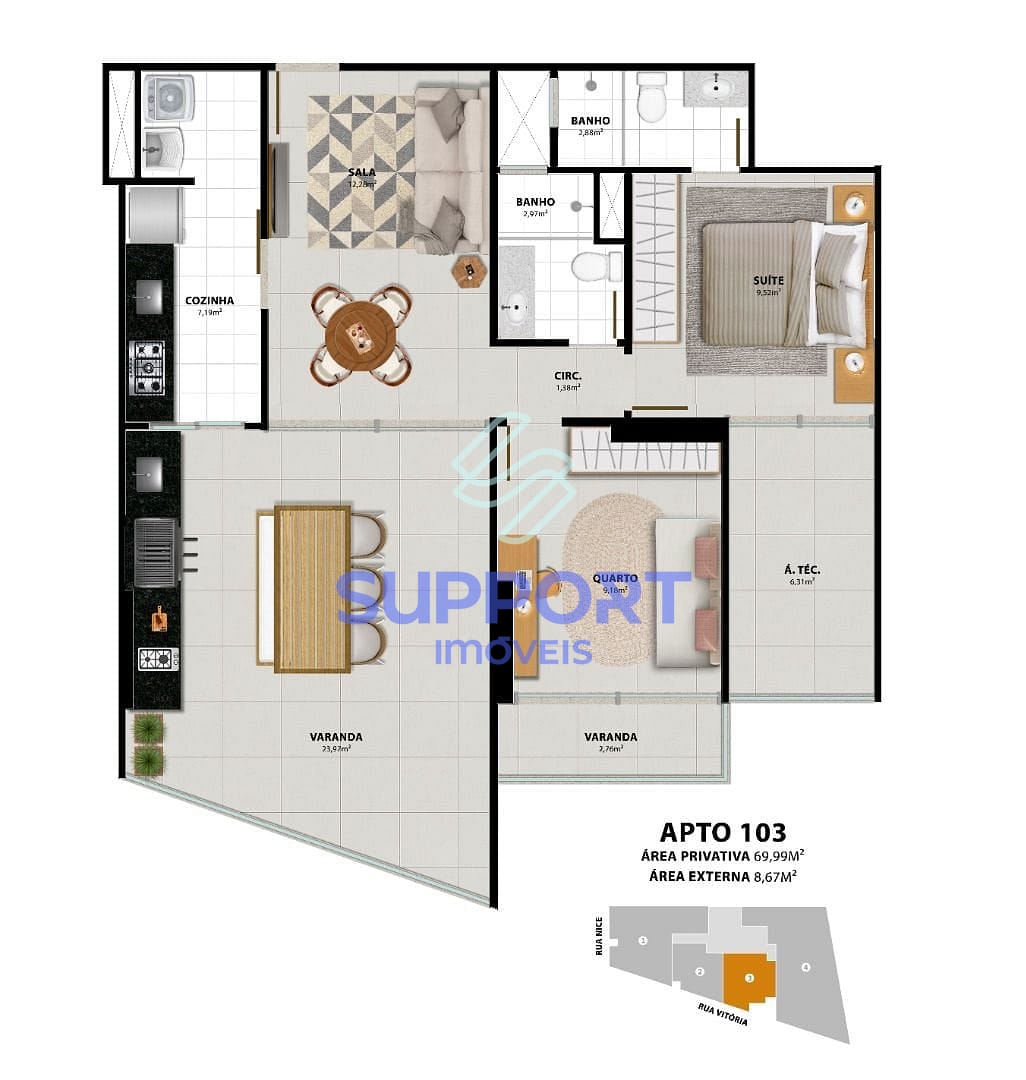 Apartamento, 1 quarto, 108 m² - Foto 22