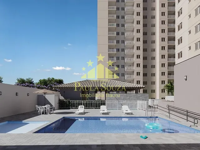 Apartamento com 55m² 2 quartos e 1 banheiro, à venda, no bairro Parque Residencial das Camélias em Bauru