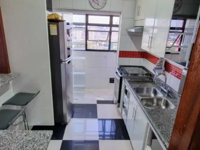 Apartamento 3 quartos e 2 banheiros, à venda, no bairro Vila Valparaíso em Santo André