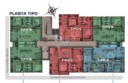 Apartamento, 2 quartos, 61 m² - Foto 3