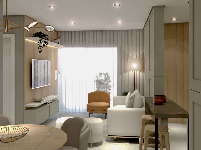 Apartamento 2 quartos e 1 banheiro, à venda, no bairro Centro em Criciúma