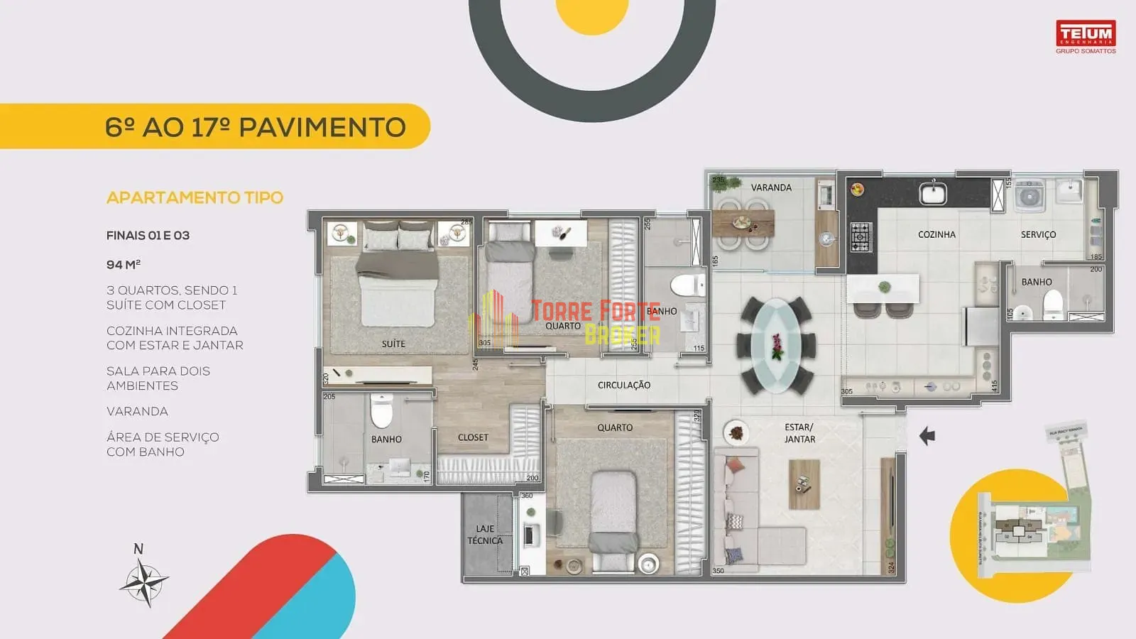Apartamento, 3 quartos, 94 m² - Foto 21