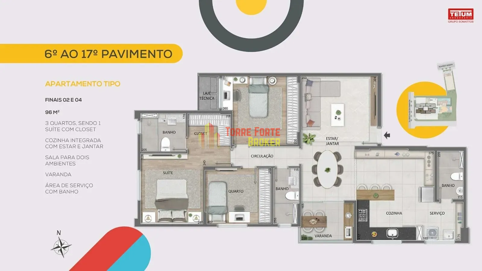 Apartamento, 3 quartos, 94 m² - Foto 22