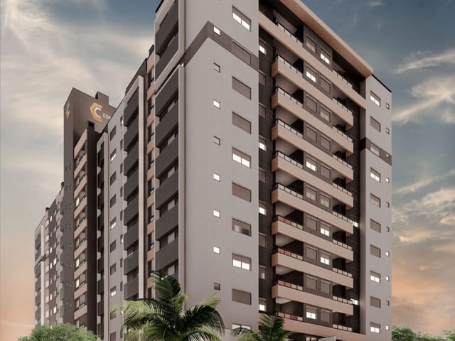 Apartamento 2 quartos e 1 banheiro, à venda, no bairro Comerciário em Criciúma