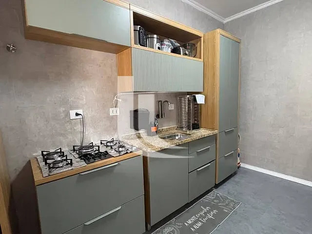 Apartamento com 75m² 2 quartos e 1 banheiro, para alugar, no bairro Balneario Praia do Perequê em Guarujá