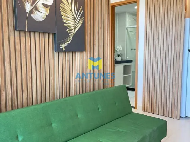 Apartamento com 28m² 1 quarto e 1 banheiro, para alugar, no bairro Muro Alto em Ipojuca