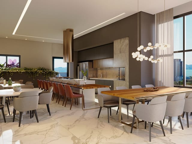 Apartamento 2 quartos e 3 banheiros, à venda, no bairro Perequê em Porto Belo