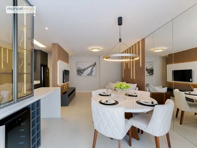Apartamento com 124m² 2 quartos e 2 banheiros, à venda, no bairro Boa Vista em Curitiba