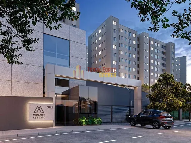 Apartamento com 49m² 2 quartos e 1 banheiro, à venda, no bairro Estoril em Belo Horizonte