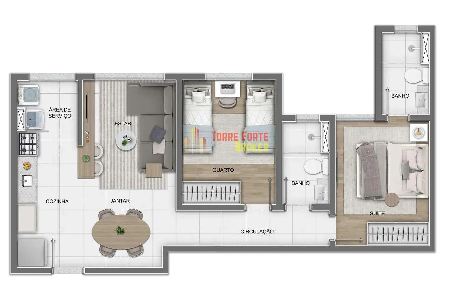 Apartamento, 2 quartos, 51 m² - Foto 25