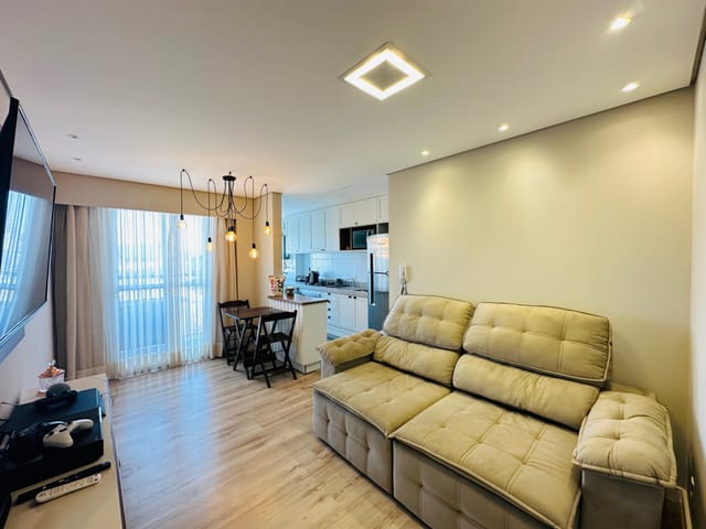 Foto do Apartamento - Apartamento 2 dormitórios semi mobiliado com Planejados, Varanda e Infraestrutura Completa no Residencial Pôr do Sol, Morumbi, Piracicaba, SP | PiraHost Soluções de Negócios Ltda