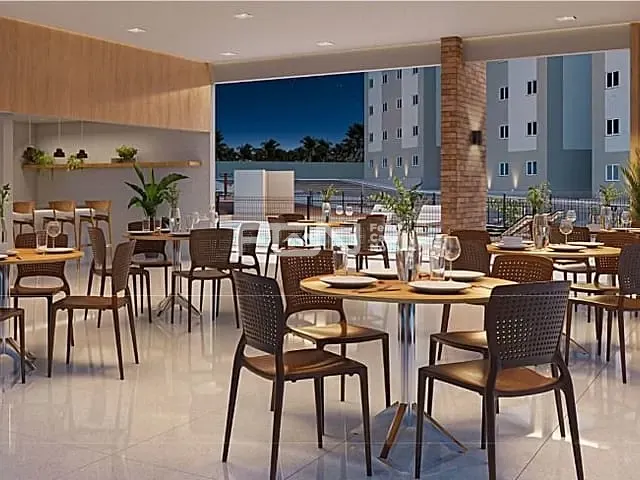 Apartamento com 42m² 2 quartos e 1 banheiro, à venda, no bairro Bairro Novo em Camaçari