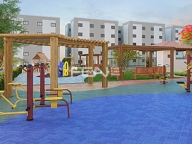 Apartamento com 42m² 2 quartos e 1 banheiro, à venda, no bairro Bairro Novo em Camaçari