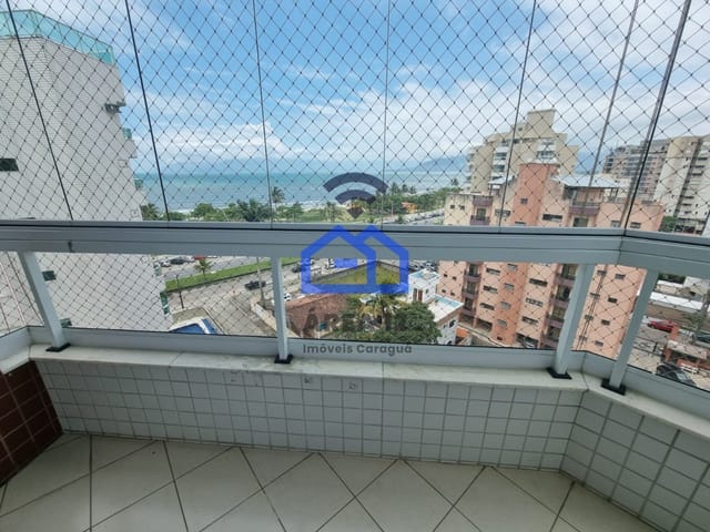 Foto do Apartamento - Apartamento à venda no Indaiá - 3 dormitórios, sendo 1 suíte, banheiro social, cozinha, sala com dois ambientes, piscina - Caraguatatuba, SP | Área 12 imóveis