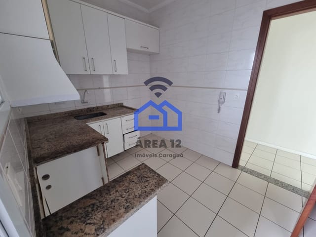 Foto do Apartamento - Apartamento à venda no Indaiá - 3 dormitórios, sendo 1 suíte, banheiro social, cozinha, sala com dois ambientes, piscina - Caraguatatuba, SP | Área 12 imóveis