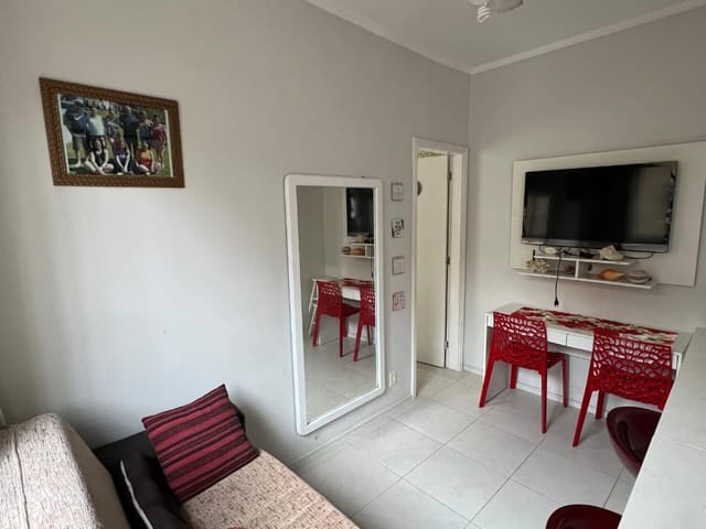 Apartamento com 26m² 1 quarto e 1 banheiro, à venda, no bairro Itararé em São Vicente