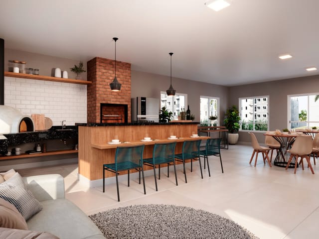 Apartamento 2 quartos e 1 banheiro, à venda, no bairro Chácara Estância Paulista em Suzano