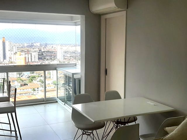 Apartamento com 97m² 1 quarto e 1 banheiro, à venda, no bairro Boqueirão em Santos
