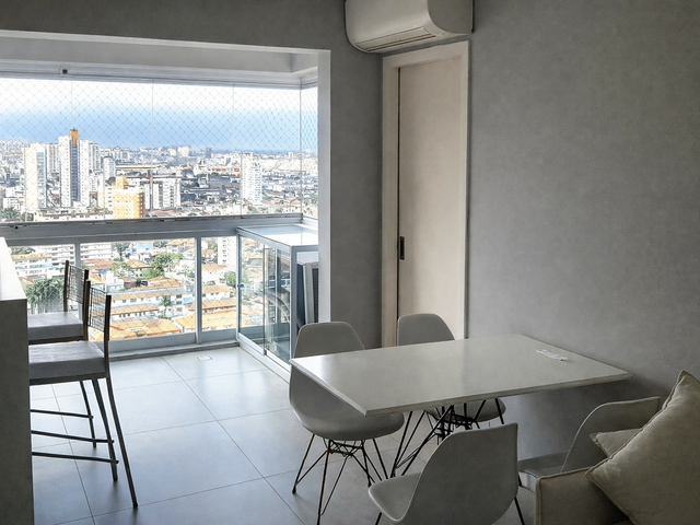 Apartamento com 97m² 1 quarto e 1 banheiro, à venda, no bairro Boqueirão em Santos