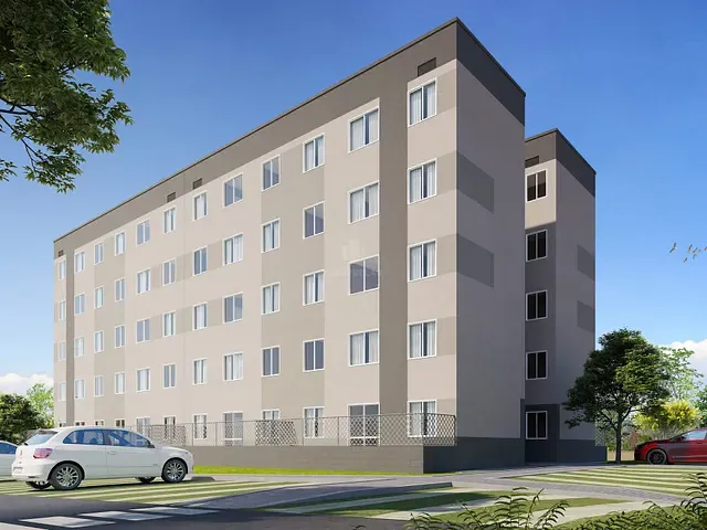 Apartamento 2 quartos e 1 banheiro, à venda, no bairro Marechal Rondon (Jurema) em Caucaia