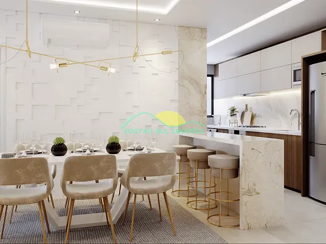 Apartamento 3 quartos e 2 banheiros, à venda, no bairro Monte Verde em Florianópolis