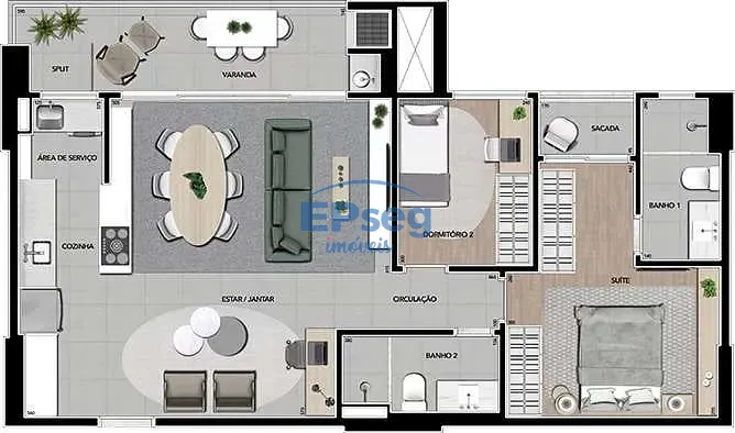 Apartamento, 2 quartos, 90 m² - Foto 15