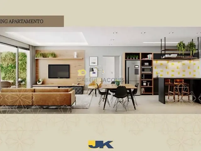 Apartamento com 137m² 3 quartos e 2 banheiros, à venda, no bairro jardim Eldorado  em Palhoça