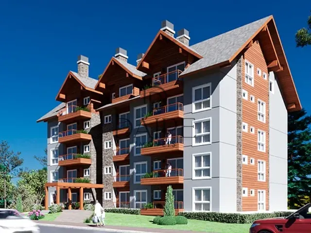 Apartamento com 71m² 1 quarto e 2 banheiros, à venda, no bairro Central em Gramado