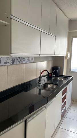 Apartamento 2 quartos e 1 banheiro, para alugar, no bairro Pousada Del Rey (São Benedito) em Santa Luzia