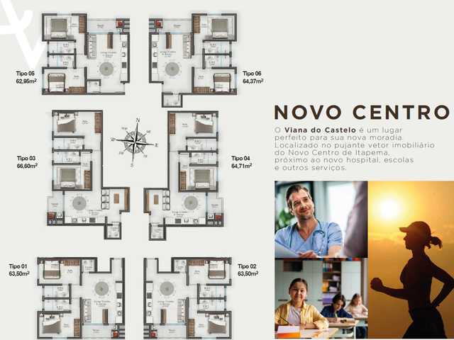 Apartamento 2 quartos e 3 banheiros, à venda, no bairro Alto São Bento em Itapema