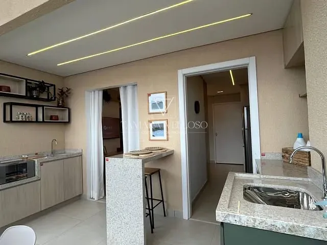 Apartamento 2 quartos e 1 banheiro, à venda, no bairro Mogi Moderno em Mogi das Cruzes