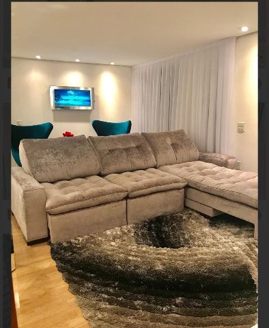 Apartamento com 170m² 2 quartos e 3 banheiros, à venda, no bairro Jardim em Santo André