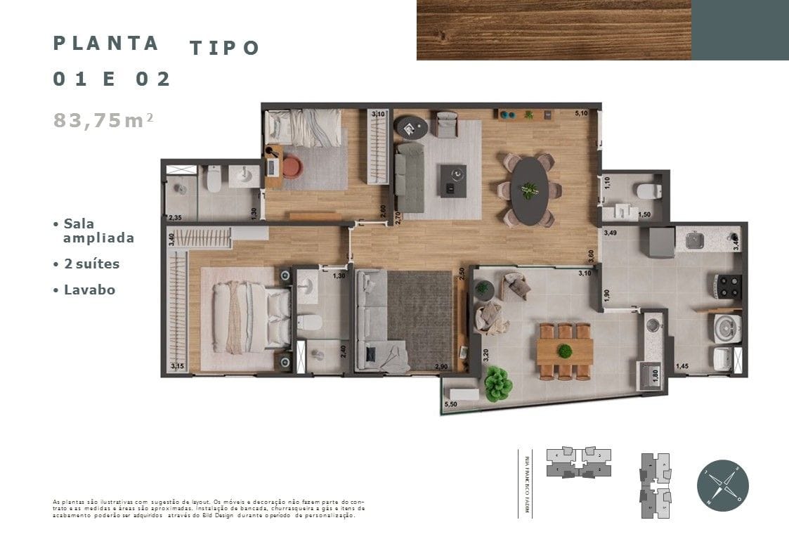 Apartamento, 3 quartos, 80 m² - Foto 30
