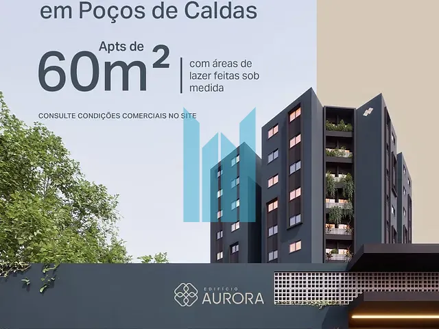 Apartamento 2 quartos e 2 banheiros, à venda, no bairro Jardim dos Manacás em Poços de Caldas