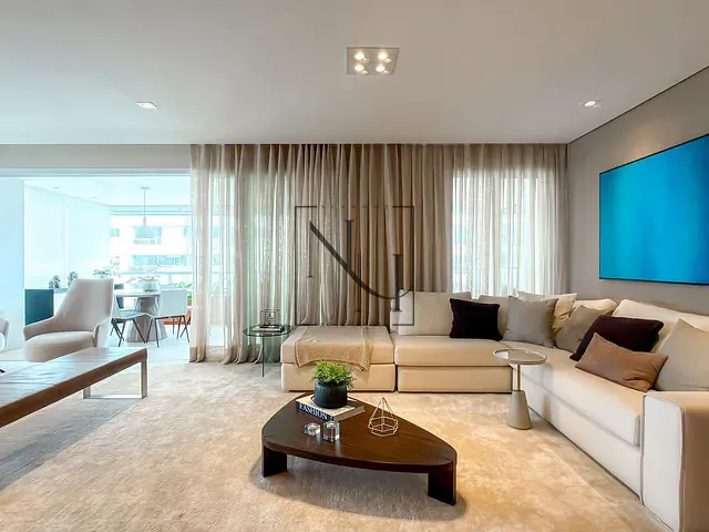 Apartamento com 225m² 3 quartos e 5 banheiros, à venda, no bairro Cidade Monções em São Paulo