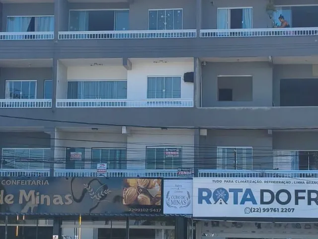 Apartamento 2 quartos e 2 banheiros, à venda, no bairro Jardim Campomar em Rio das Ostras