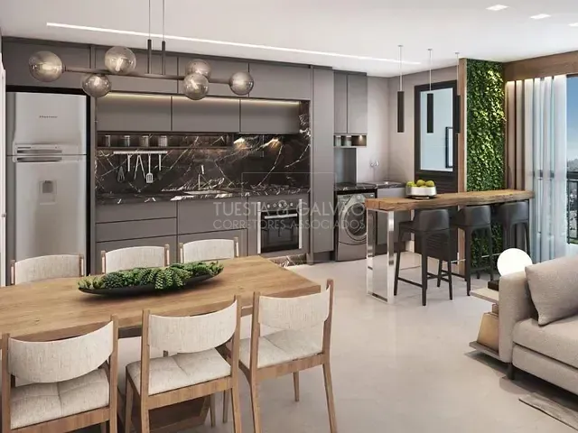 Apartamento com 77m² 3 quartos e 2 banheiros, à venda, no bairro Cristo Rei em Curitiba