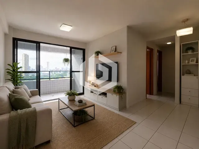 Apartamento com 120m² 3 quartos e 3 banheiros, à venda, no bairro Torre em Recife