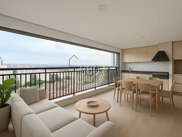 Apartamento com 121m² 3 quartos e 4 banheiros, à venda, no bairro Vila Independência em São Paulo