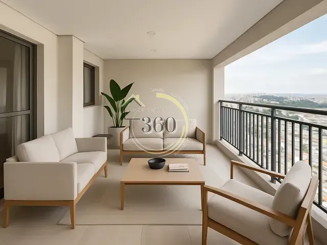 Apartamento com 121m² 3 quartos e 4 banheiros, à venda, no bairro Vila Independência em São Paulo